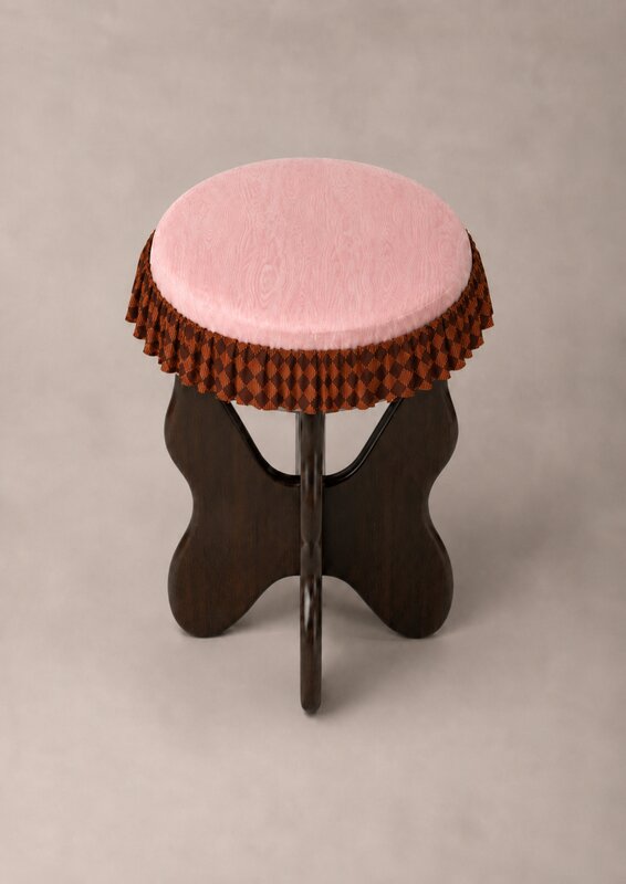 Dressed Wood Stool