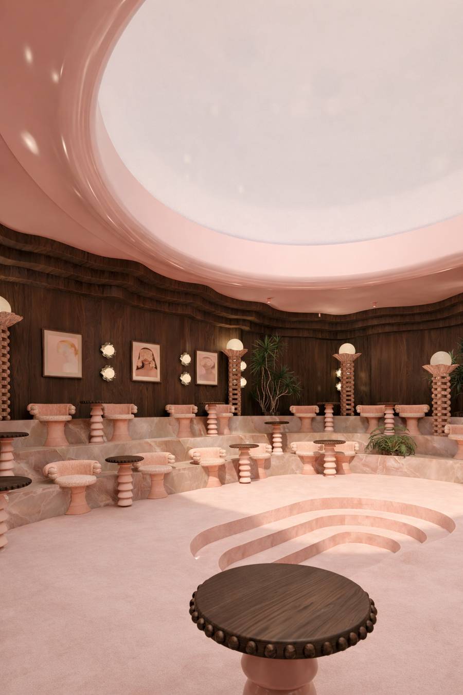 Ice Cream Shop, amphitheatre